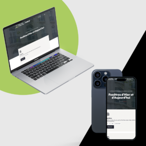 mockup realisations site fenetre hier ajd