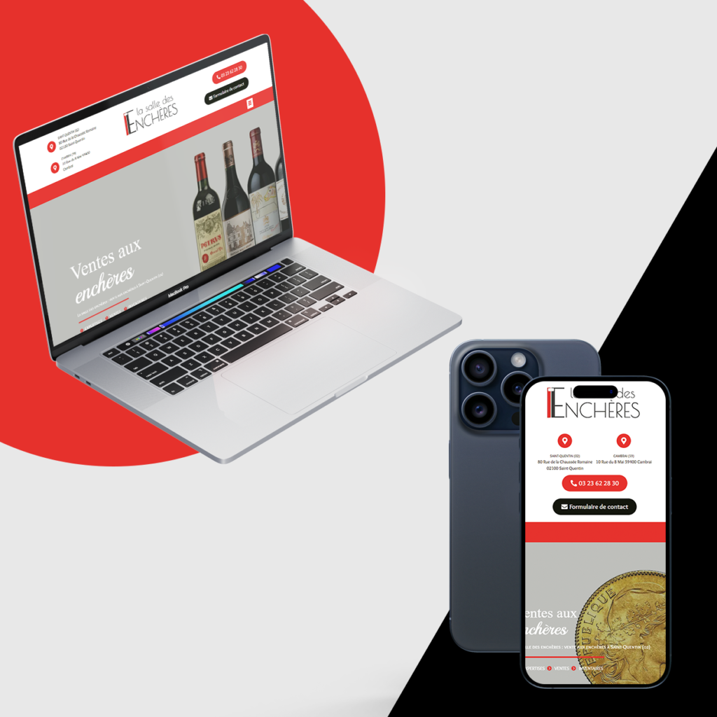 mockup realisations site salle encheres